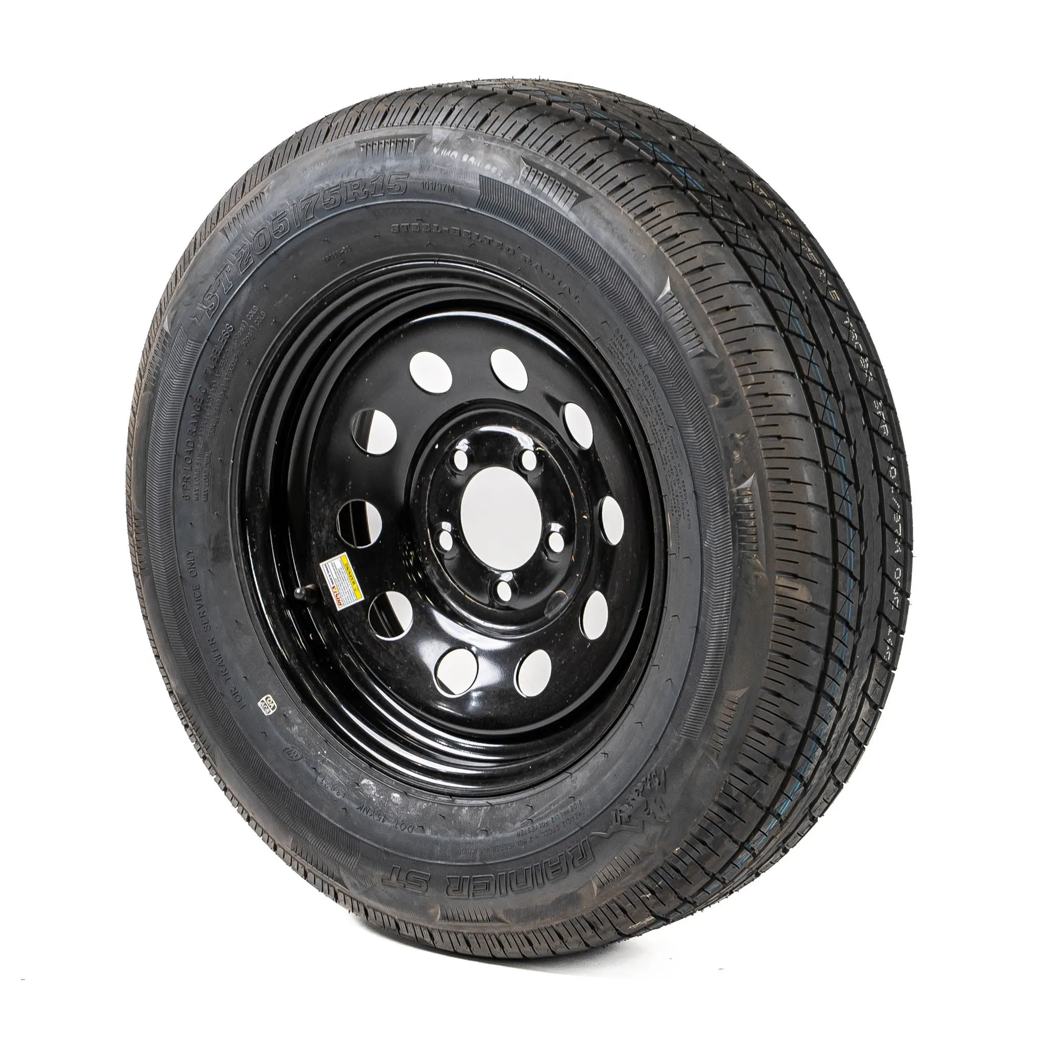 15″ Black Mod Rim and Radial Tire