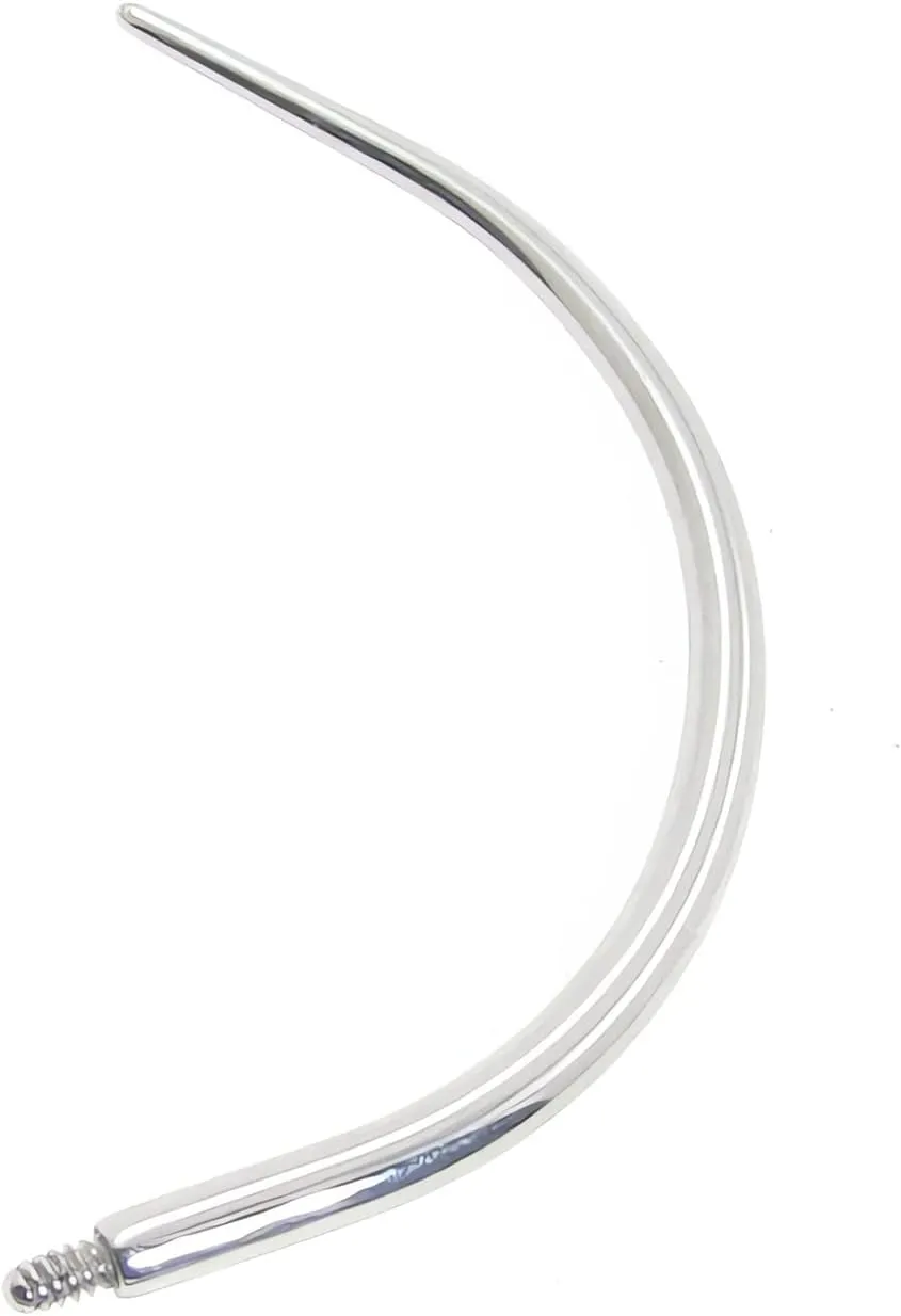 22G/20G/18G/16G/14G/12G/10G/8G/6G/4G/2G/0G/00G 316L Steel Taper Insertion Pin for Ear/Nose/Navel/Nipple/Lip/Eyebrow Stretcher, Body Piercing Stretching Kit Assistant Tool