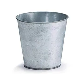 4" Galvanized Tin Pot Cover