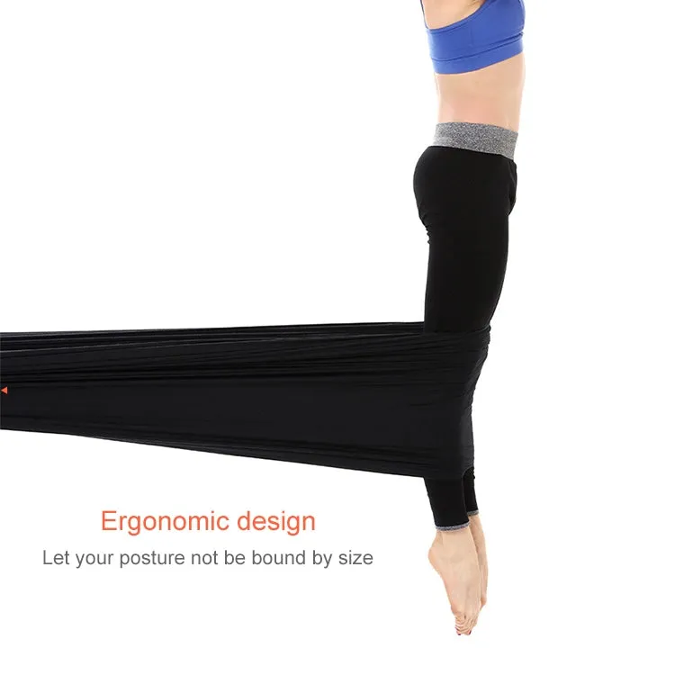6 Handles Bodybuilding Handstand Inelasticity Aerial Yoga Hammock(Yellow)