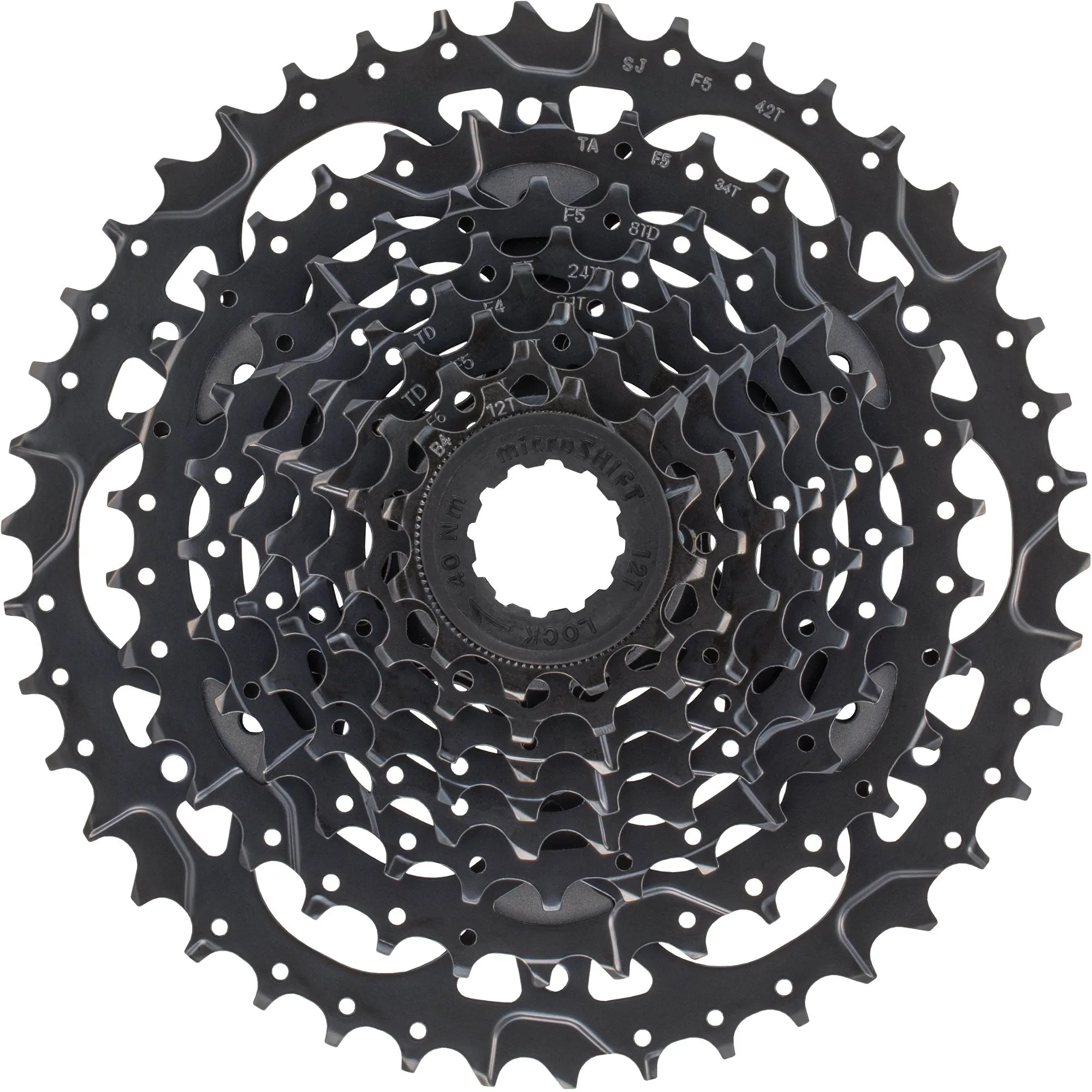 8-speed cassette Acolyte -12-42T microSHIFT, black