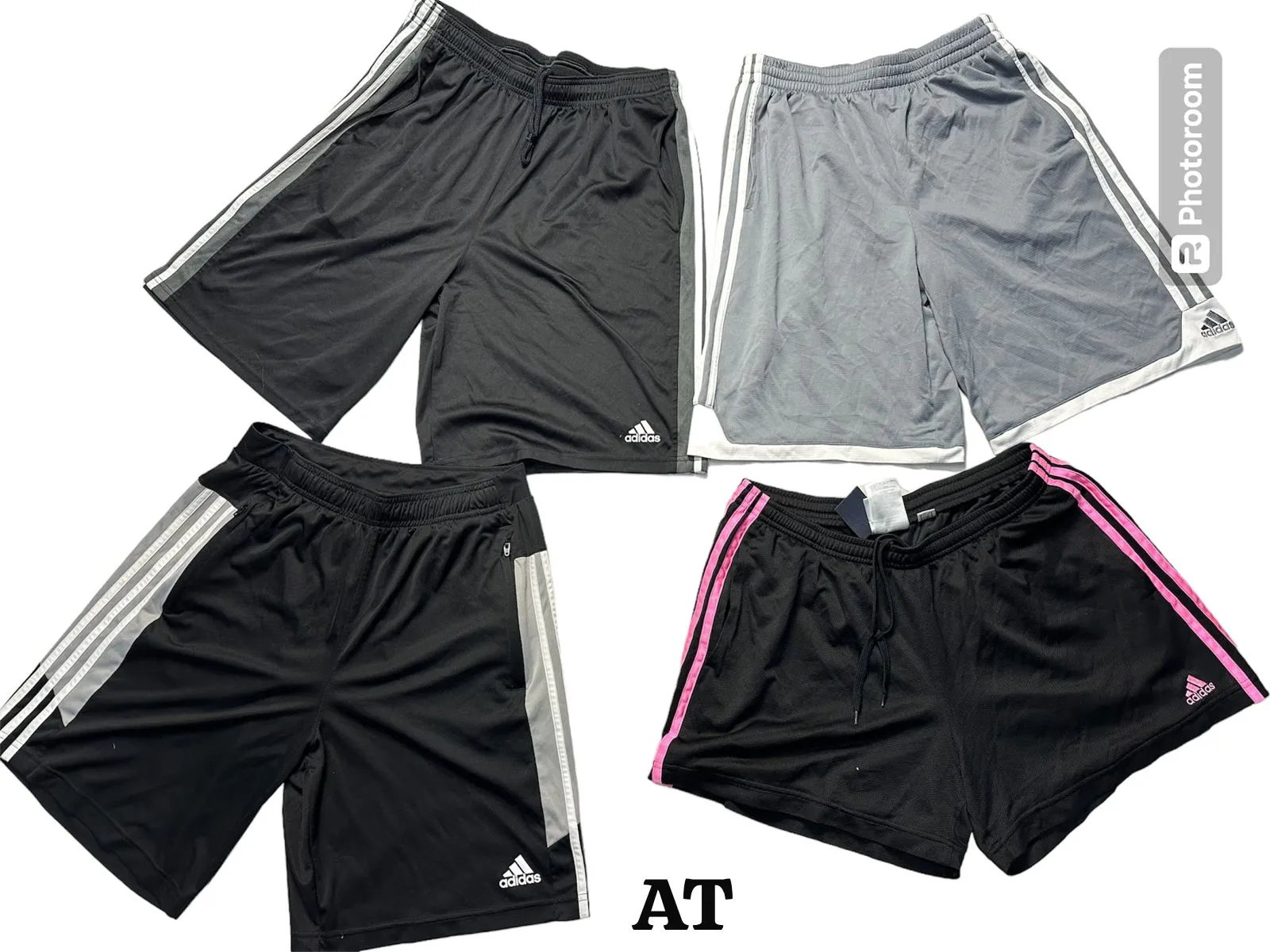Adidas 3 striper Track Shorts