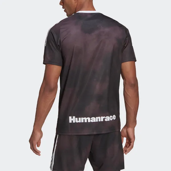 adidas x Crossover Printing Soccer/Football Sports Short Sleeve Jersey real Madrid Black