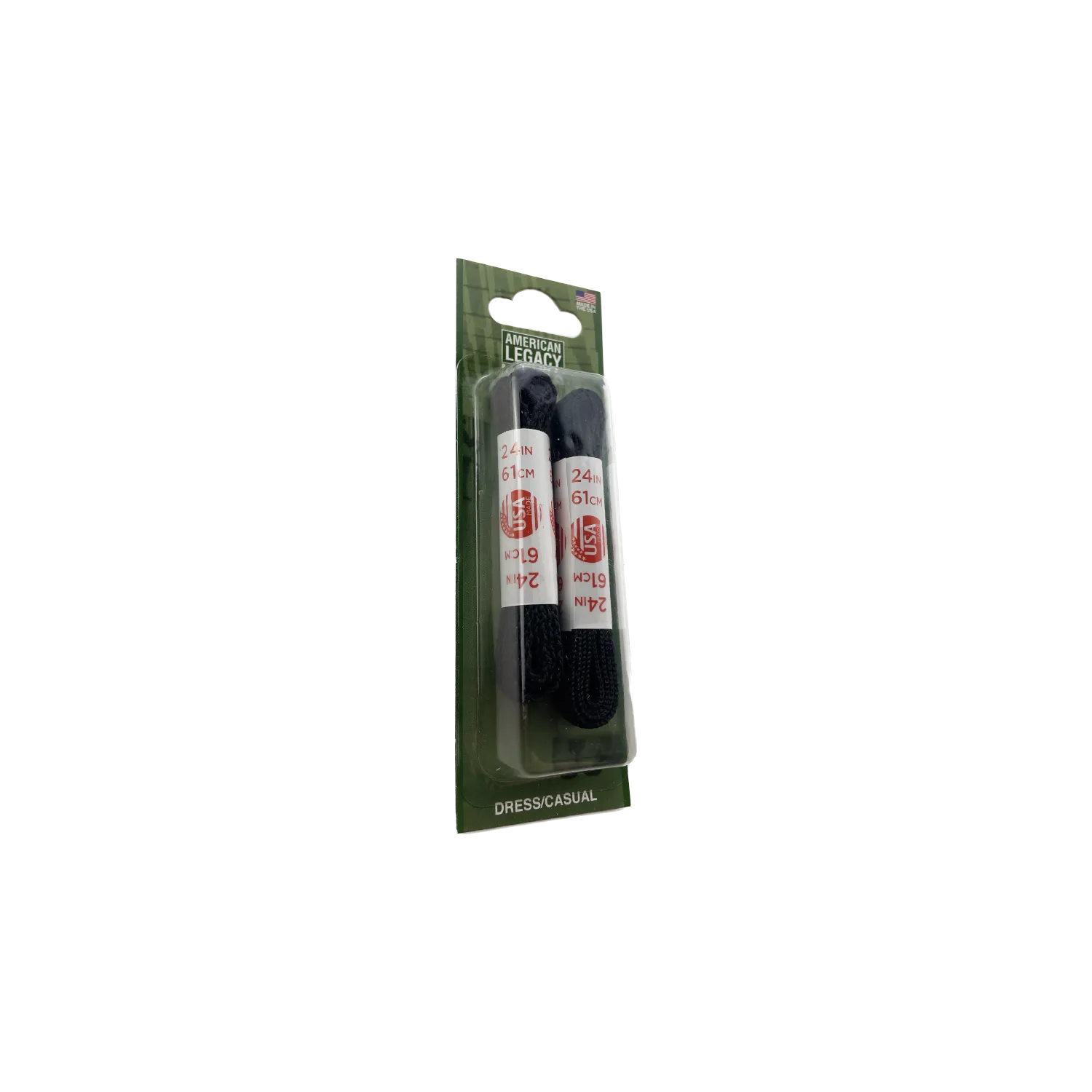 American Legacy ® Ultra Flat Dress Laces | Black - 2 Pairs