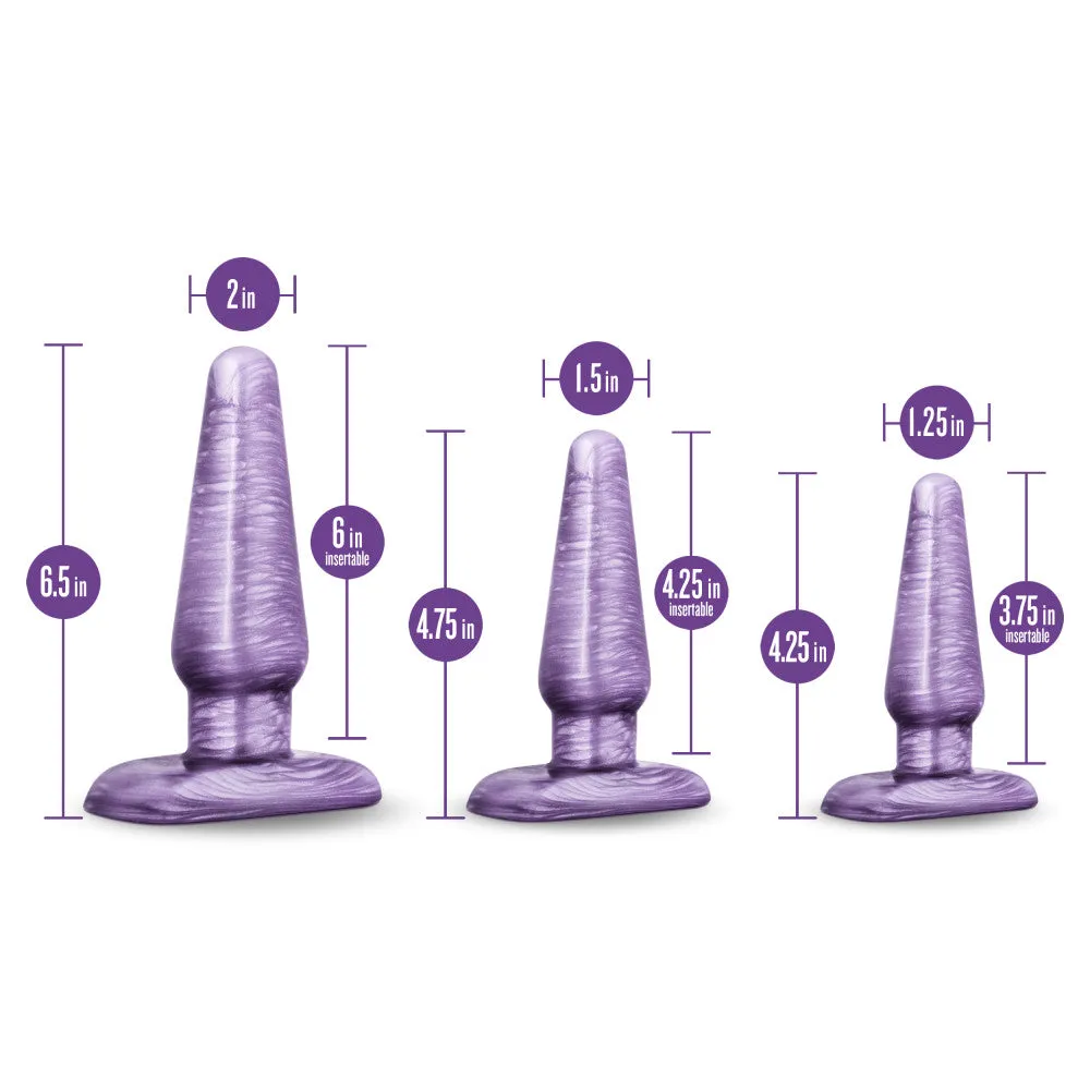 B Yours By Blush® | Trainer Kit Purple Swirl Anal Plug
