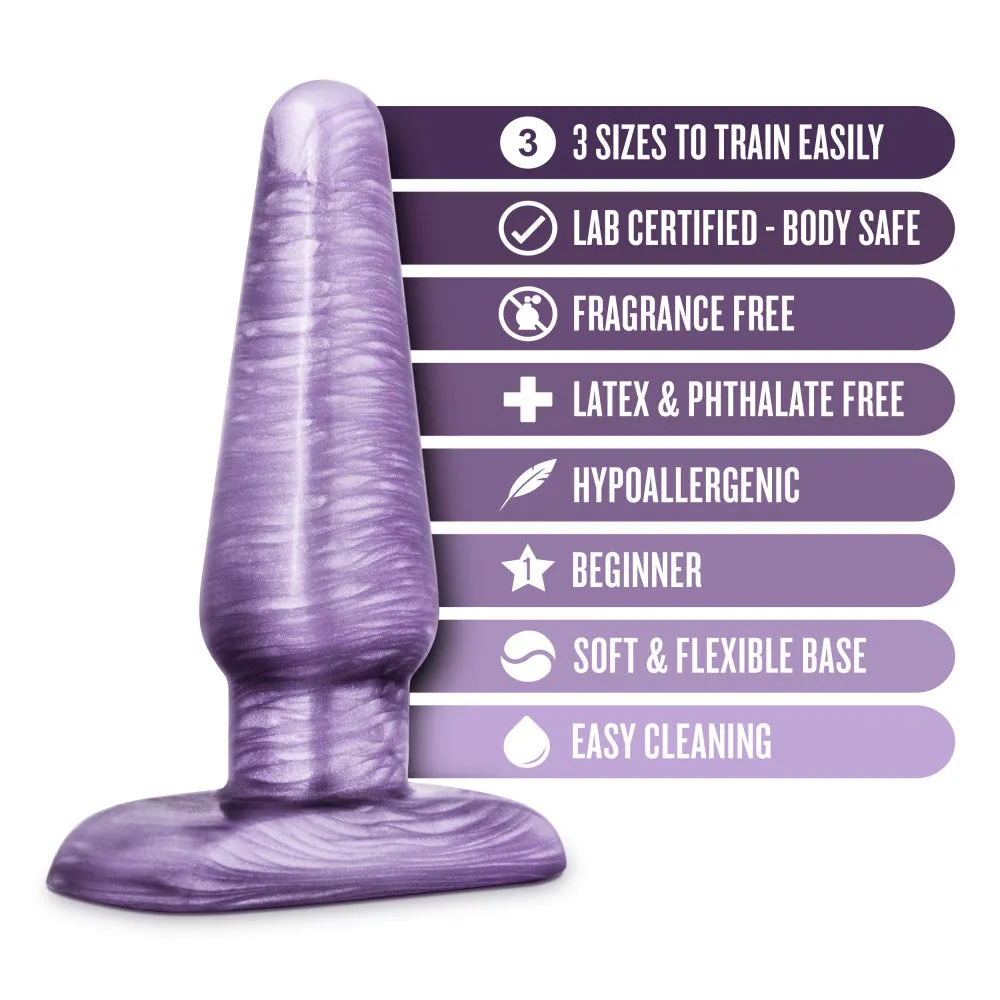 B Yours By Blush® | Trainer Kit Purple Swirl Anal Plug