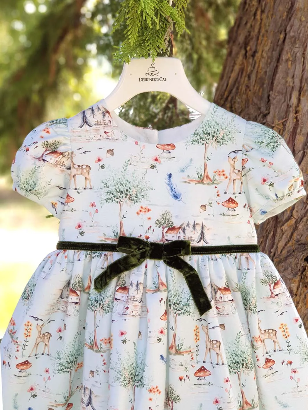 Baby's Girl Dress - COZI Green