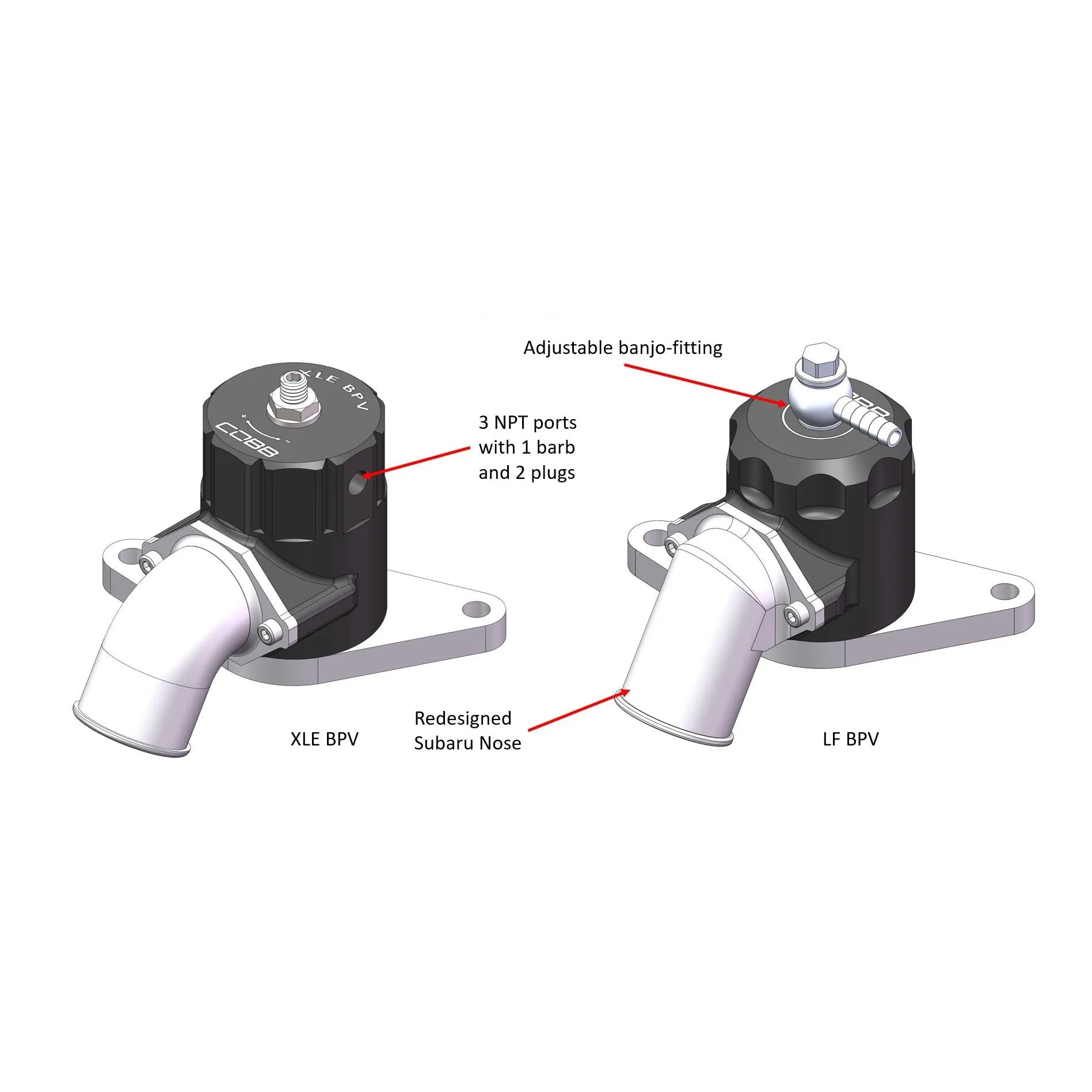 Cobb LF Bypass Valve 2002-2007 WRX/2004-2021 STI