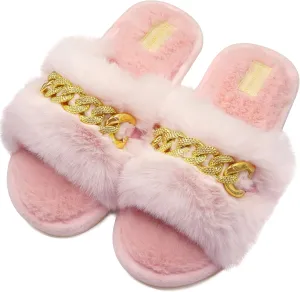 Cozy Fuzzy Fluffy Slippers - Memory Foam Indoor & Outdoor, Perfect Gifts for Women