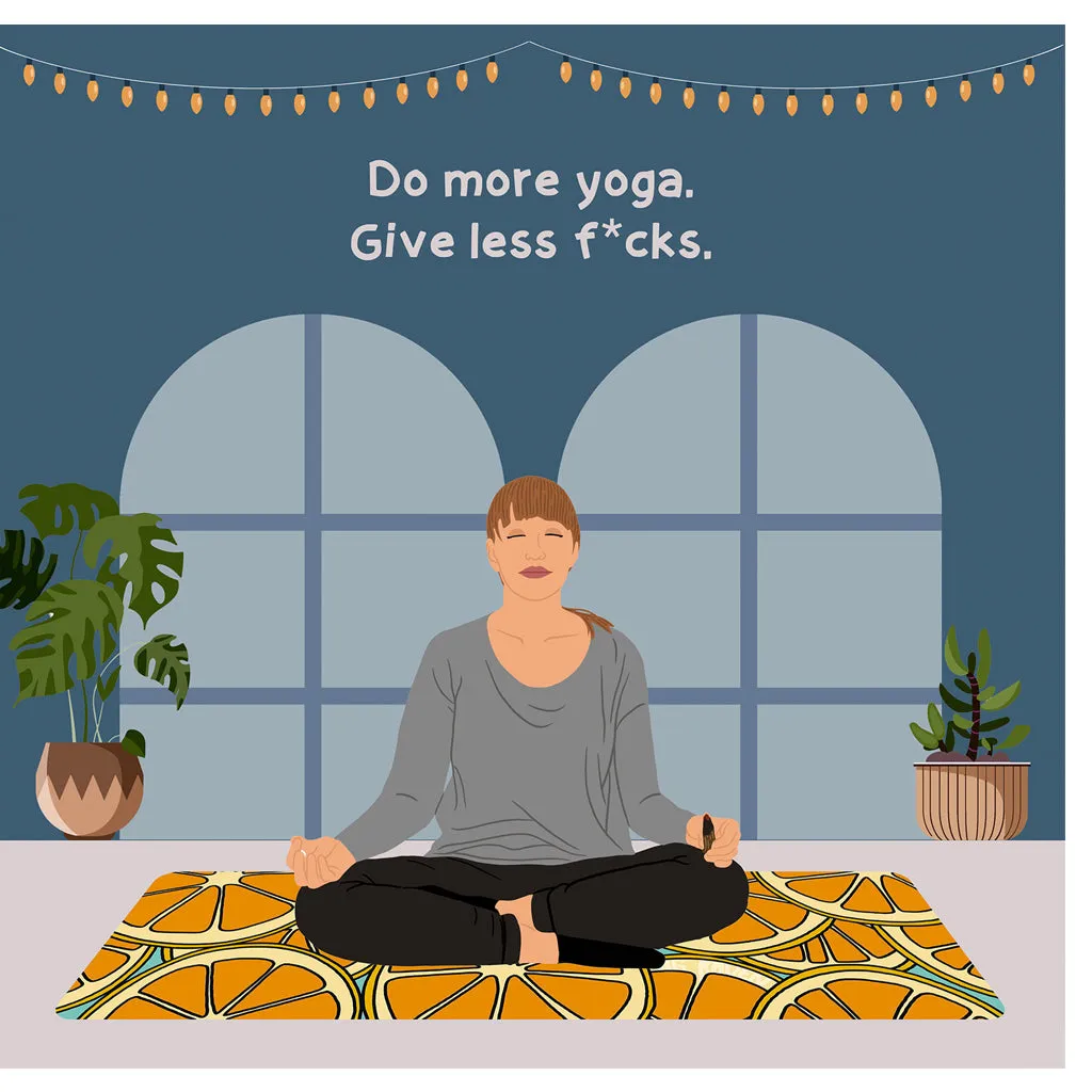 Do More Yoga Doodle Card