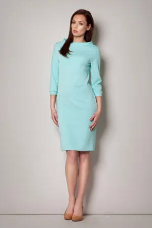 Elegant Boat Neck Daydress by Figl: Timeless Charm and Effortless Style