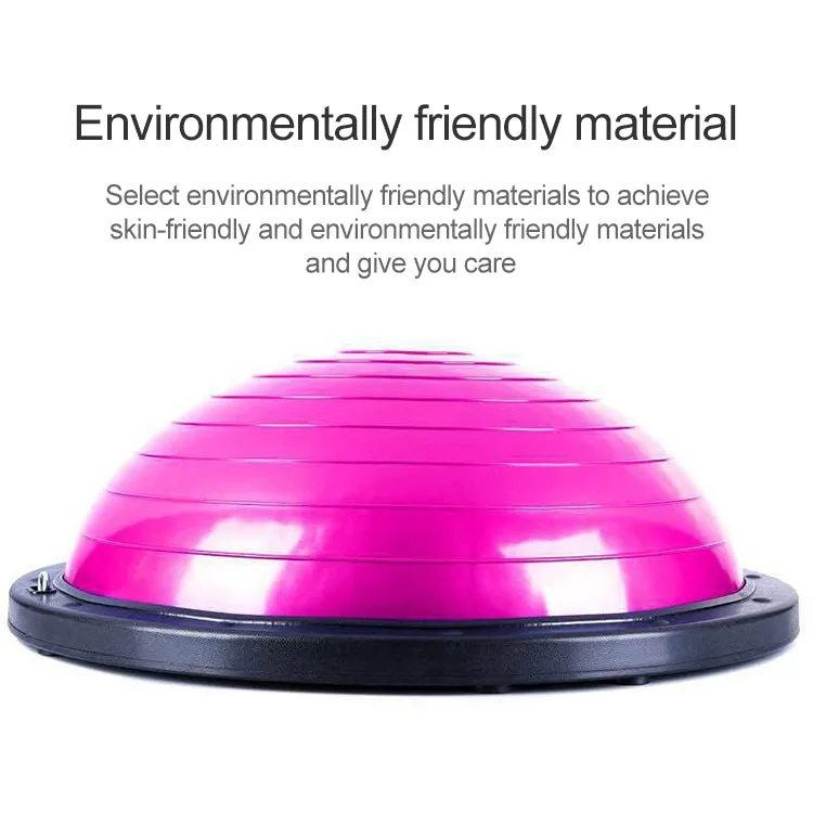 Explosion-proof Yoga Ball Sport Fitness Ball Balance Ball , Diameter: 60cm(Pink)