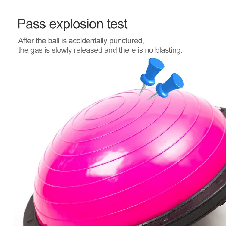 Explosion-proof Yoga Ball Sport Fitness Ball Balance Ball , Diameter: 60cm(Pink)