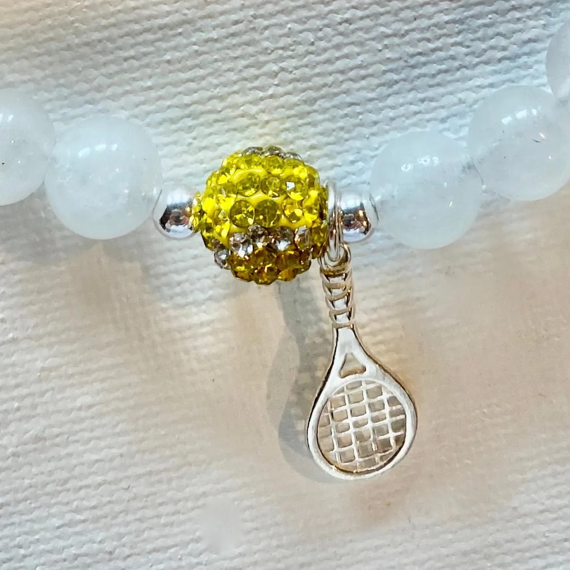 Faith & Family Moonstone Tennis Bracelet
