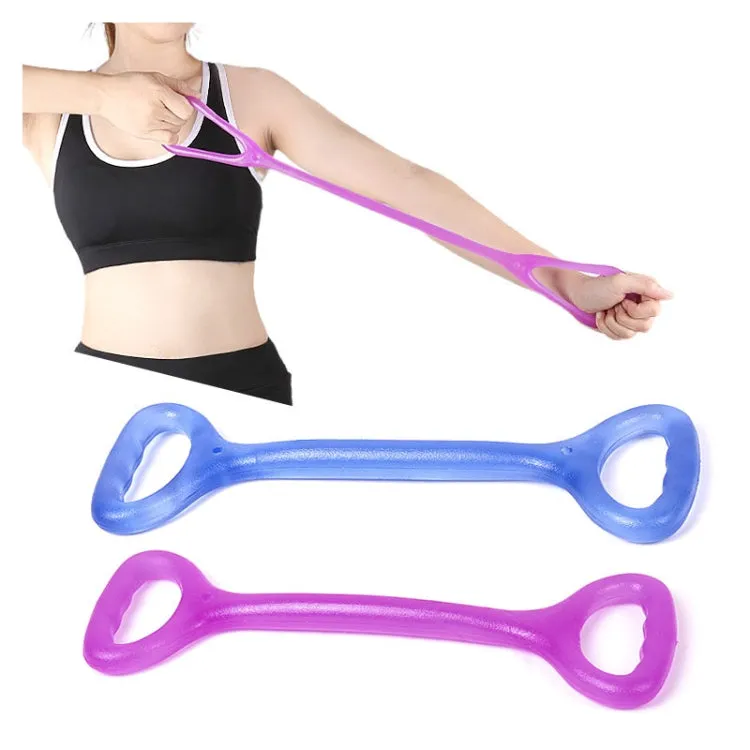 Home Workout Fitness Yoga Pull Rope Arm Back Puller(Blue)