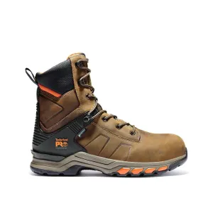 Hypercharge 8 Inch Composite-Toe Waterproof Work Boot Brown