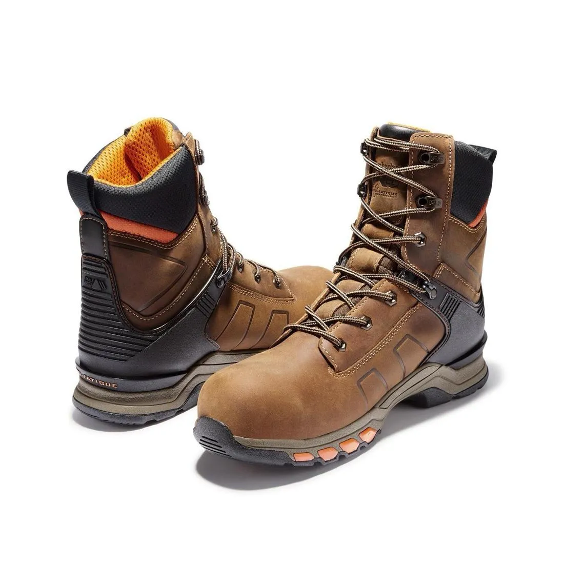 Hypercharge 8 Inch Composite-Toe Waterproof Work Boot Brown