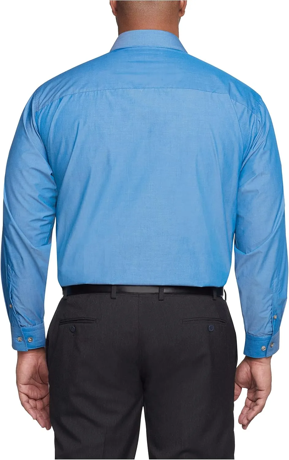 Kenneth Cole Unlisted Men's Big and Tall Solid Dress Shirt - Amazon Exclusive