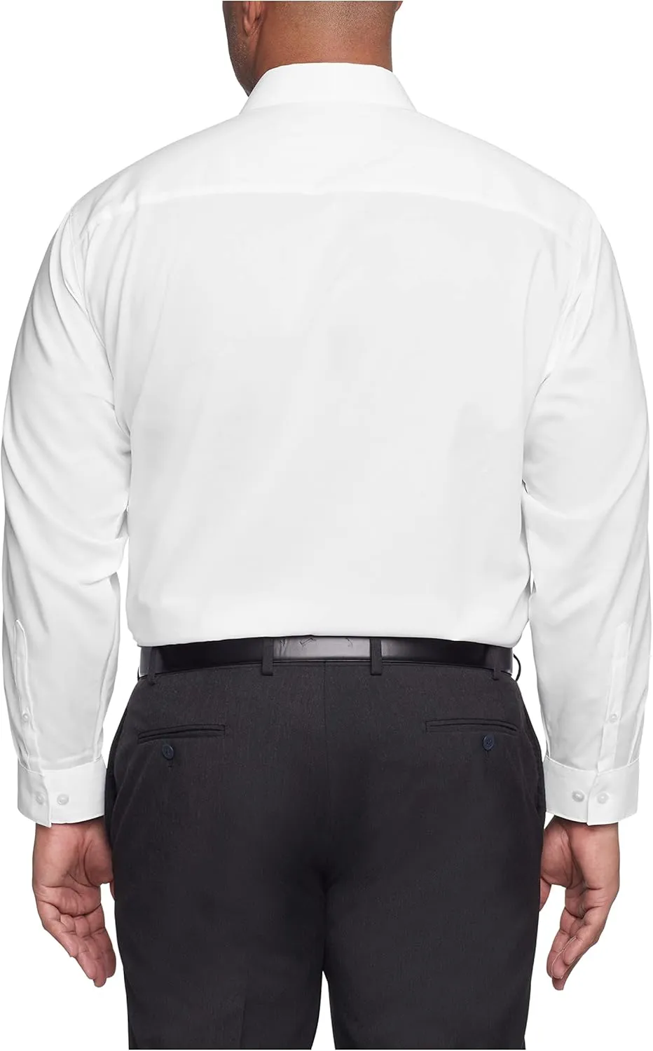 Kenneth Cole Unlisted Men's Big and Tall Solid Dress Shirt - Amazon Exclusive