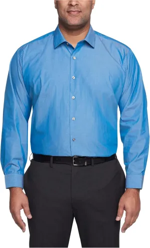 Kenneth Cole Unlisted Men's Big and Tall Solid Dress Shirt - Amazon Exclusive
