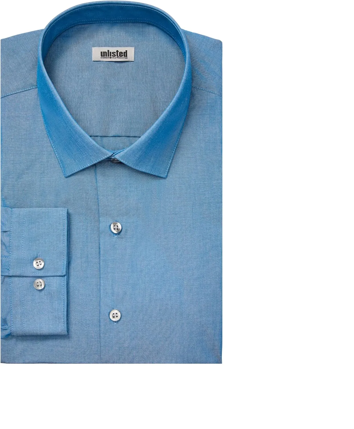 Kenneth Cole Unlisted Men's Big and Tall Solid Dress Shirt - Amazon Exclusive