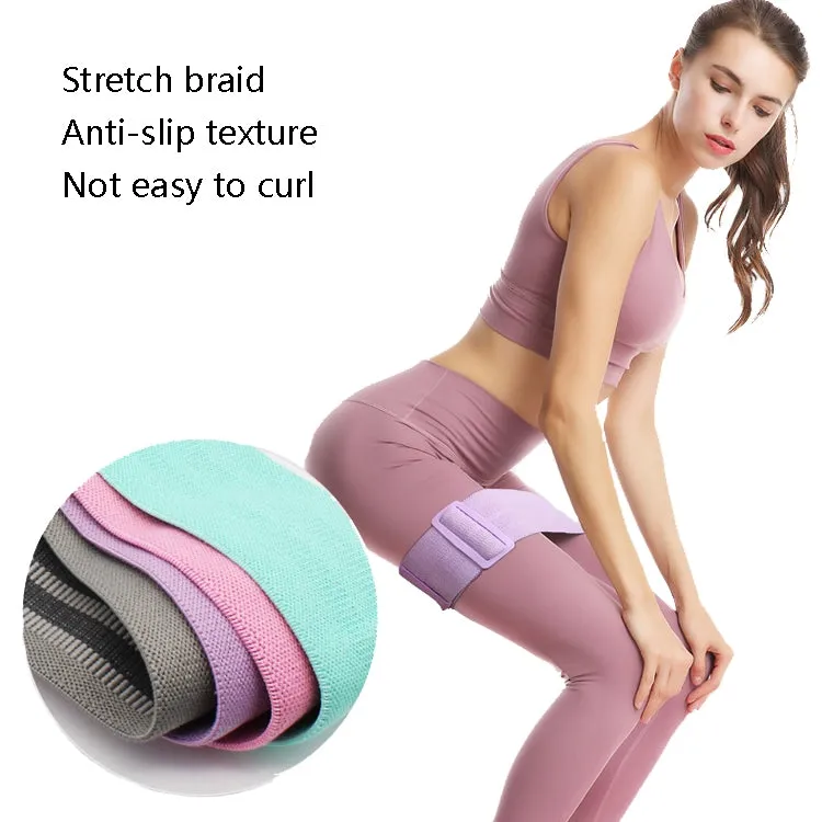 LD-3606 Adjustable Non-Slip Yoga Belt Thickening Tension Belt(Pink)