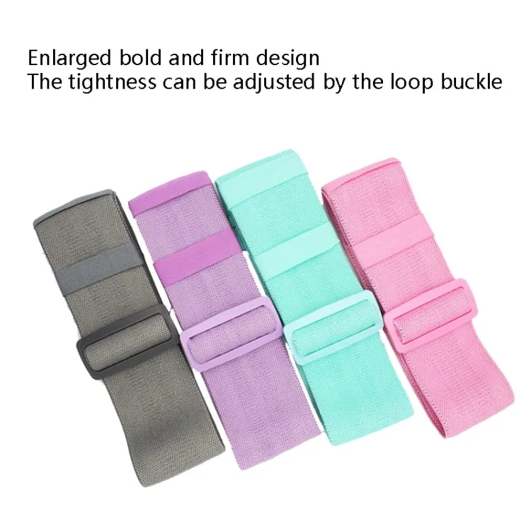 LD-3606 Adjustable Non-Slip Yoga Belt Thickening Tension Belt(Pink)