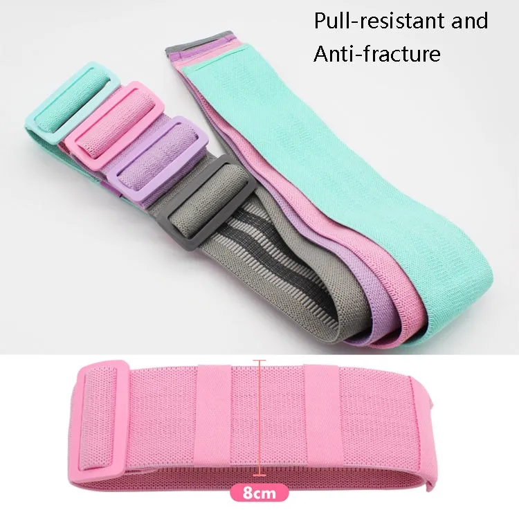LD-3606 Adjustable Non-Slip Yoga Belt Thickening Tension Belt(Pink)