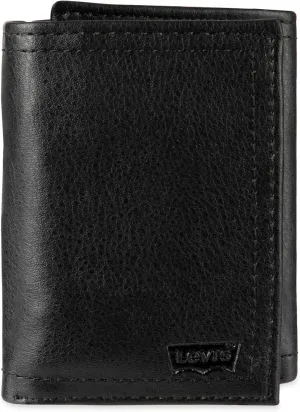 Levi's Men's Trifold Wallet-Sleek and Slim Includes Id Window and Credit Card Holder