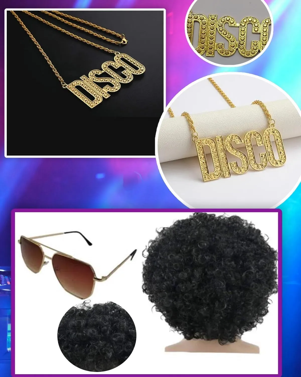 Mens 70's Disco Outfit Retro 70s Mens Costume for Adults Perfect 70's Theme Clothes for Parties
