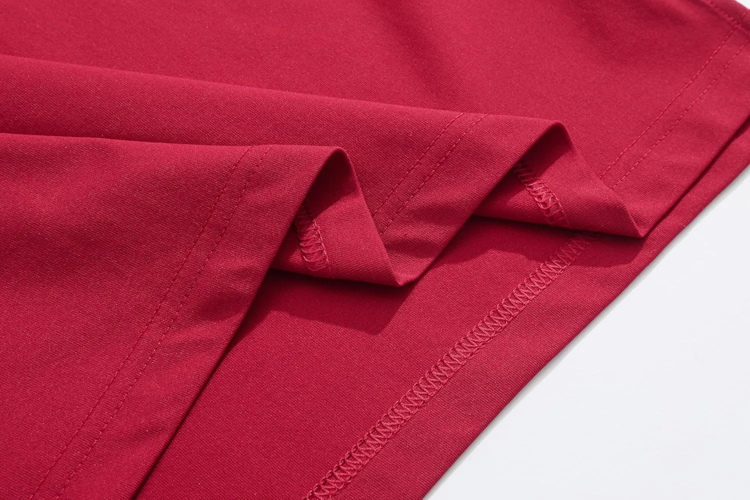 Men's Active Polo Shirt Lightweight Short Sleeve Athletic Golf Polos Daily Stylish Collared Shirts