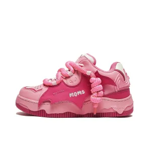 MQMS Unisex Skateboarding Shoes, Pink