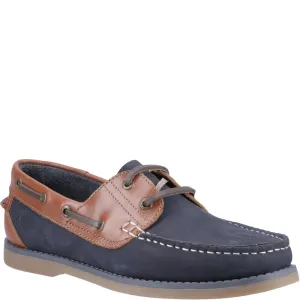 Navy/Tan Wilson Boat Shoes
