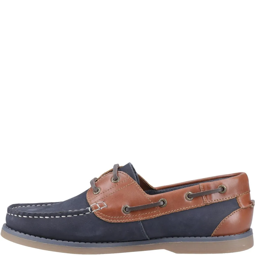 Navy/Tan Wilson Boat Shoes