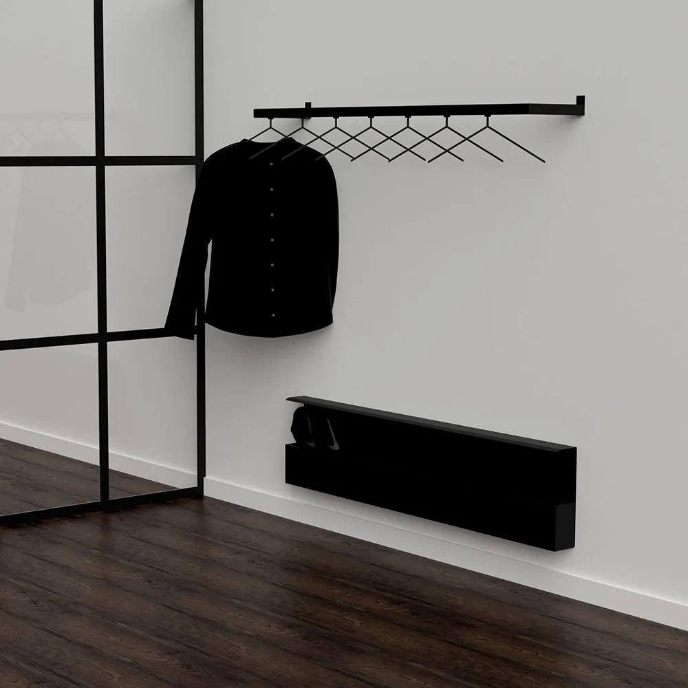 nichba | shoe box | black 100cm