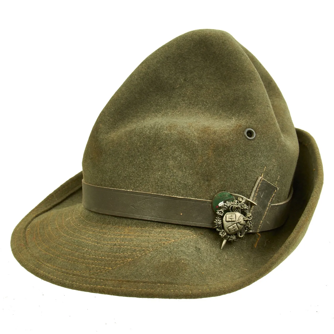 Original WWII Royal Italian Army Alpine Division Alpini Cap