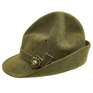 Original WWII Royal Italian Army Alpine Division Alpini Cap