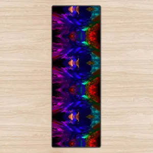 "Rainbow Color Explosion" Yoga Mat