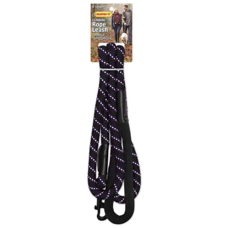 Ruffin' It Assorted Braided Nylon Dog Leash