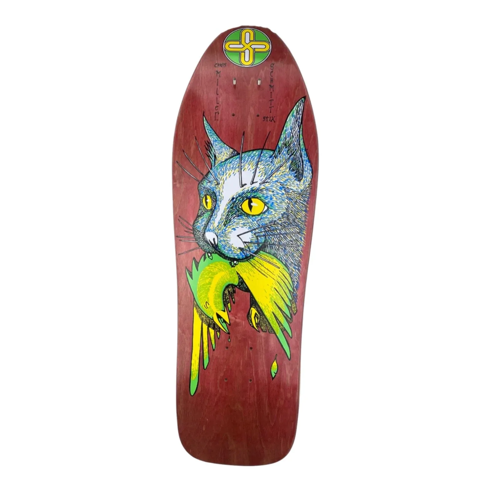 Schmitt Stix Chris Miller III - Bird In Mouth Deck- 10"x 31.875