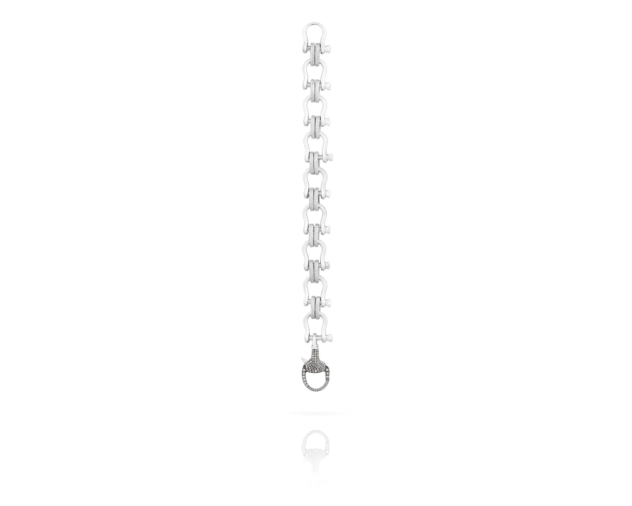 Shackle Infinity Lock Bracelet | Diamond