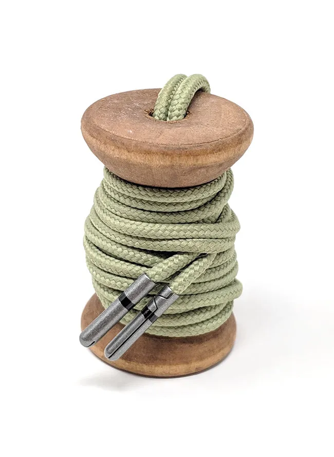 Solid Sage Dress Laces