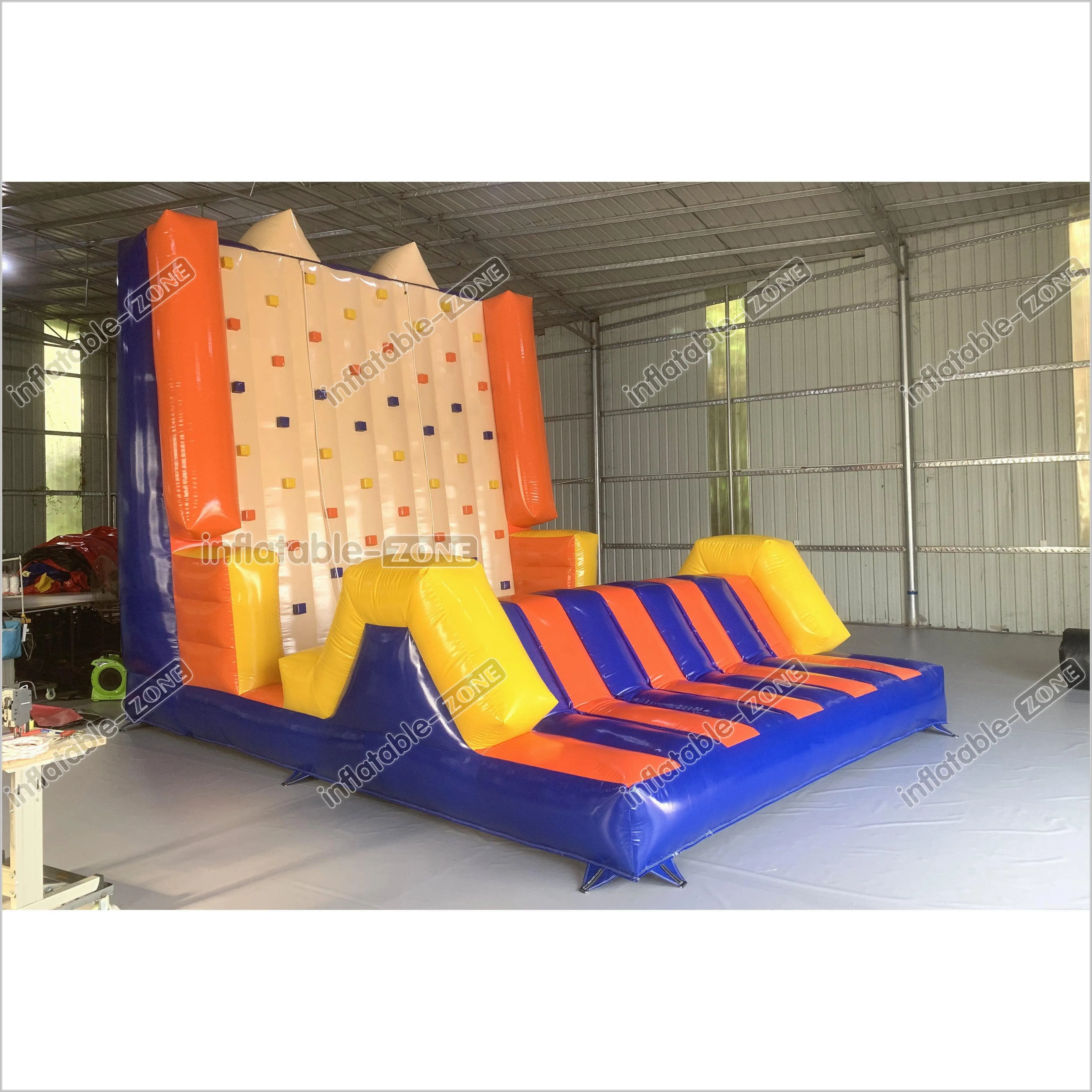 Tarpaulin PVC Multicolor Inflatable Climbing Rock Mountain Slide Sports Games Huge Inflatable Kids Climb Wall