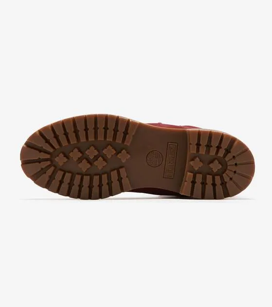 Timberland 6IN  WATERPROOF BOOT Junior’s - BURGUNDY NUBUCK