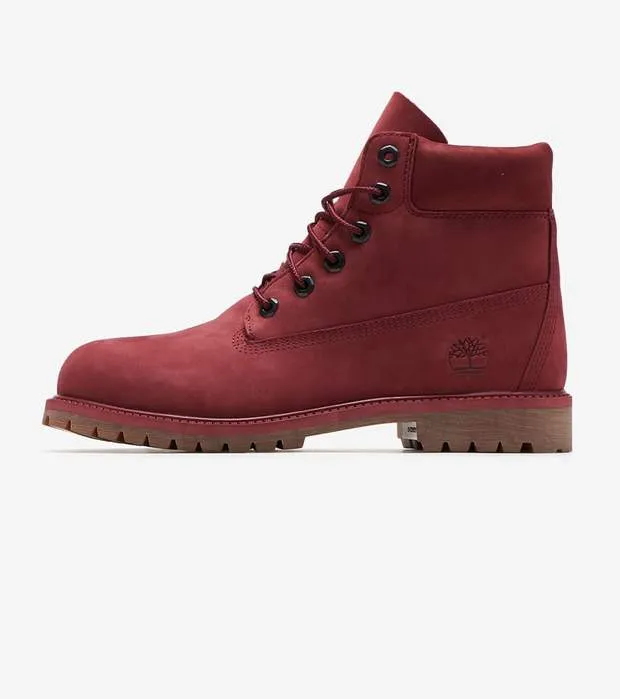 Timberland 6IN  WATERPROOF BOOT Junior’s - BURGUNDY NUBUCK