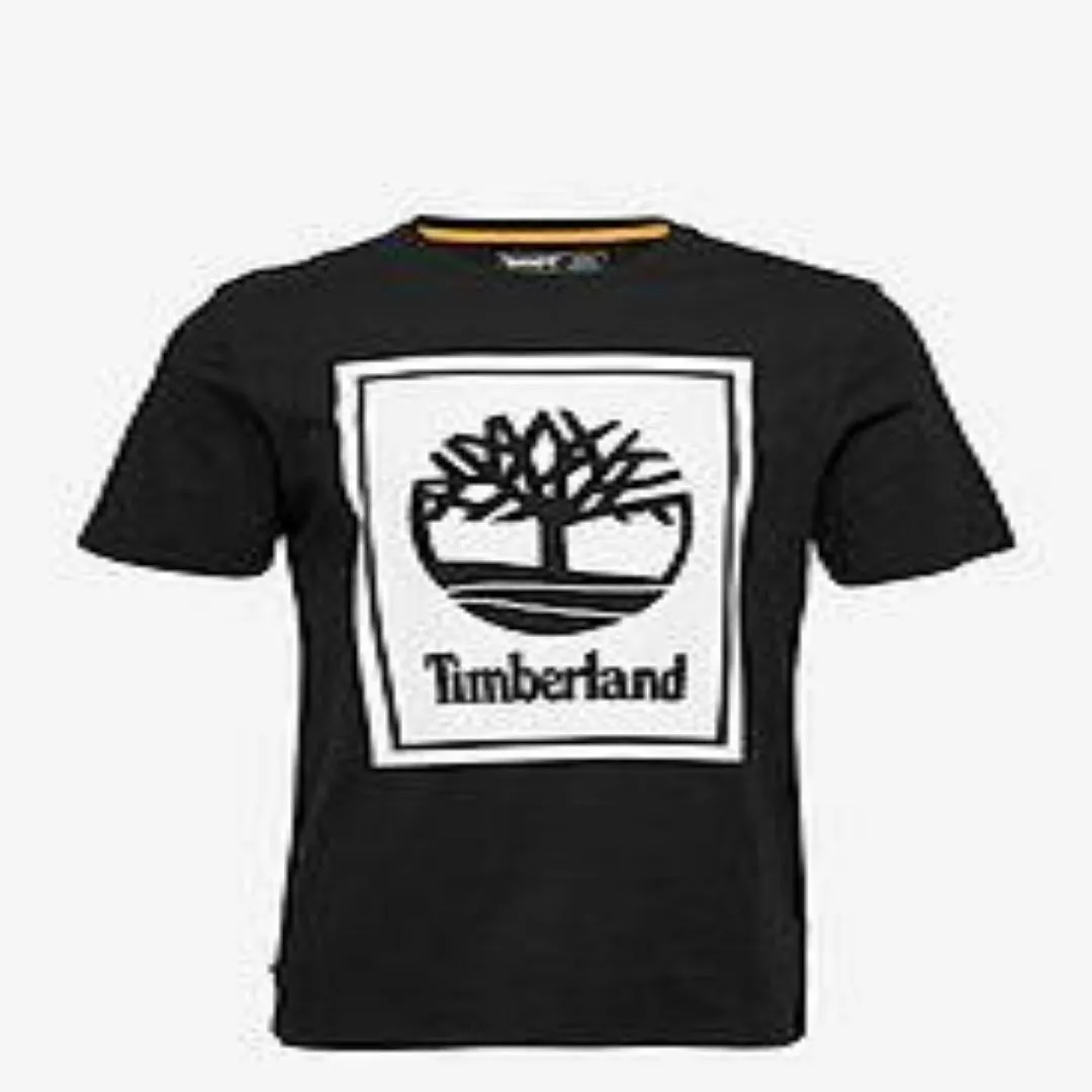 Timberland YC SS STACK LOGO TEE REG Men’s -BACK