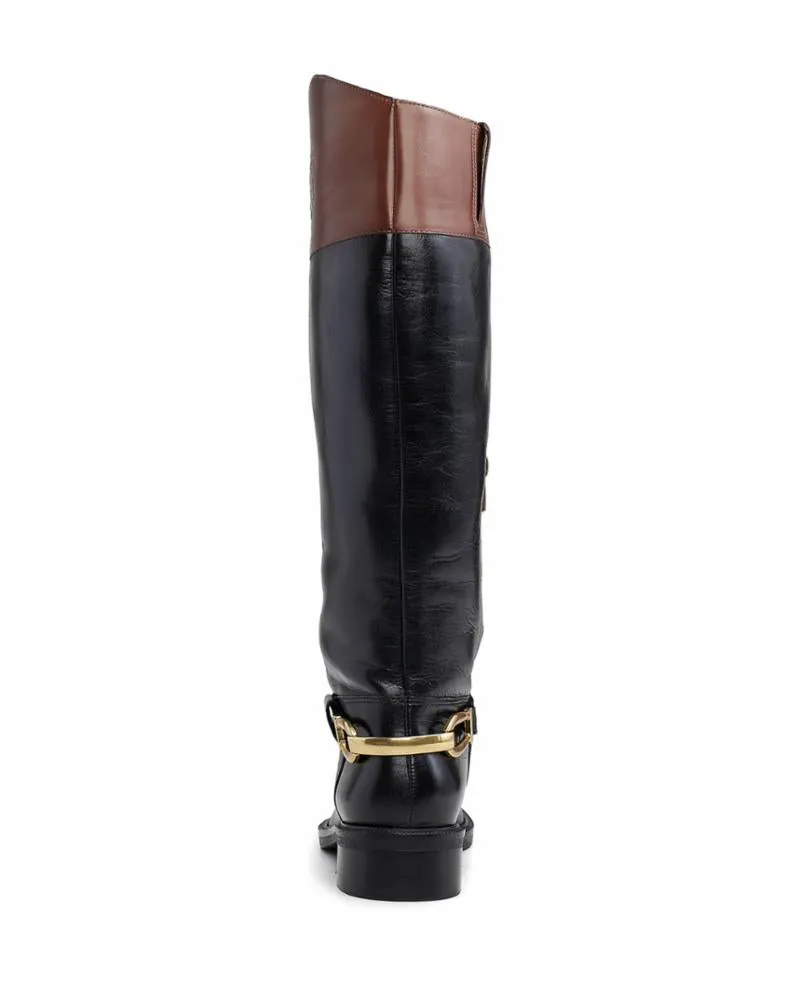Vince Camuto AMANYIR2 WIDE CALF BLACK/COCOA ZEBULE