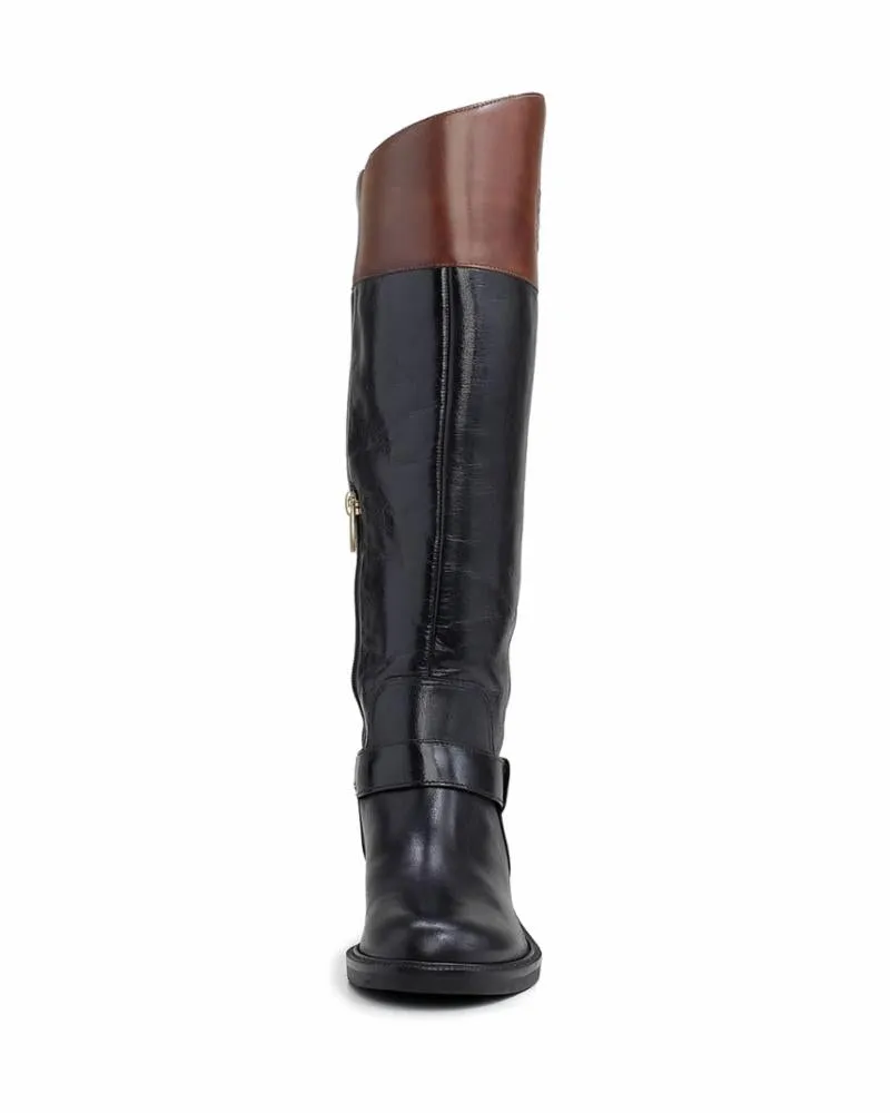Vince Camuto AMANYIR2 WIDE CALF BLACK/COCOA ZEBULE