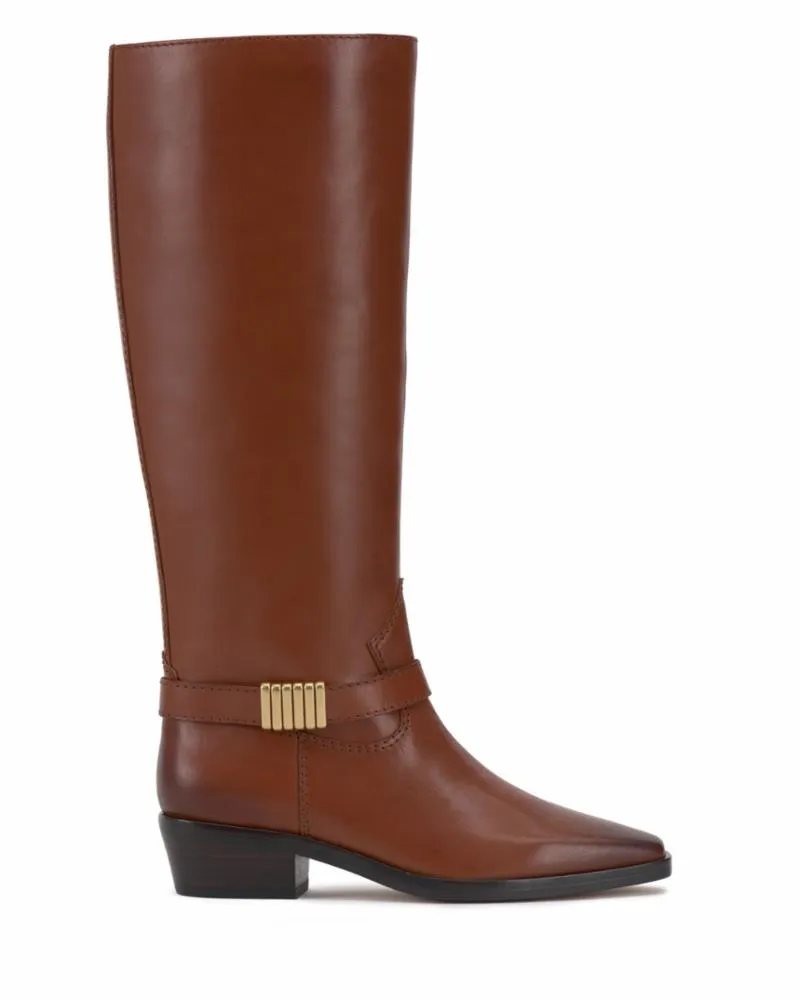 Vince Camuto MELISE4 EXTRA WIDE CALF WHISKY/BURNISHED LEA