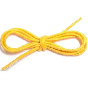 Wholesale Waxed Cotton Dress Round 1/8" - Gold (12 Pair Pack) Shoelaces